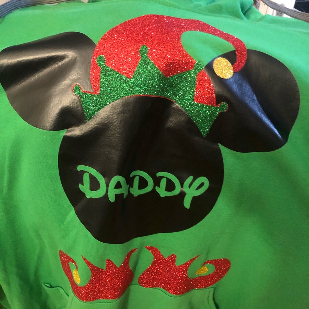 Mickey elf inspired sweater/hoodie